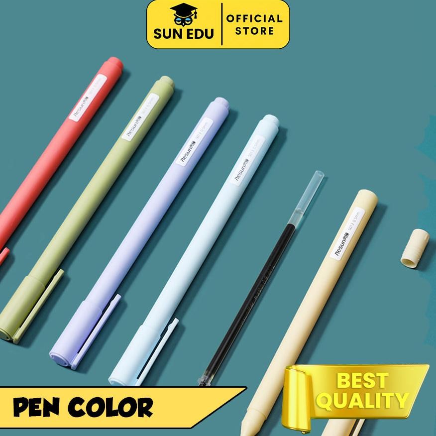 

KEKINIAN 5 PCS SET PEN GEL MORANDY 0.5MM/ PULPEN GEL WARNA MACARON JOURNAL TERLARIS