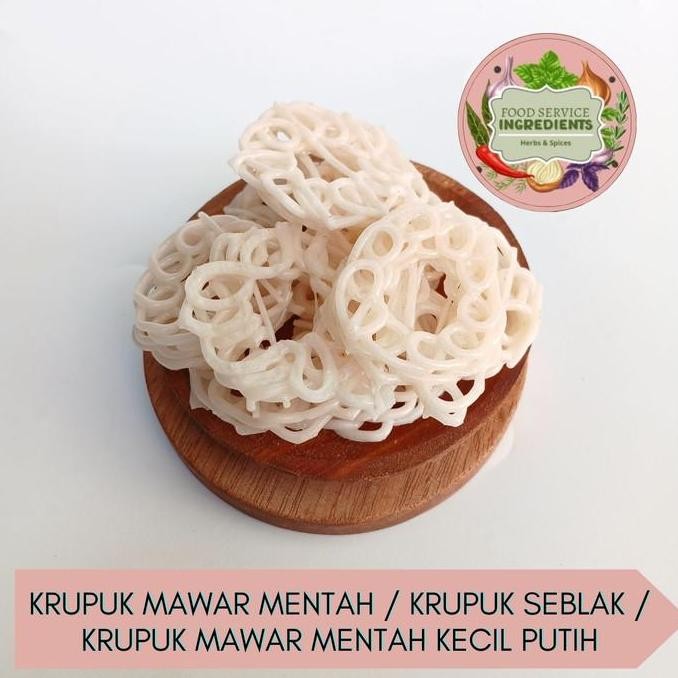 

$$$$] Krupuk mawar mentah 500gr / krupuk seblak / krupuk mawar mentah kecil putih