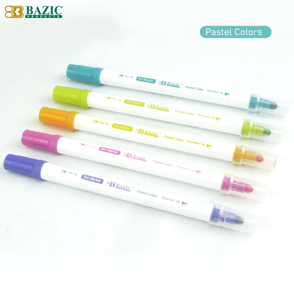 

KEKINIAN BAZIC DOT MARKER 5 PASTEL COLORS - SPIDOL WARNA PASTEL TERLARIS
