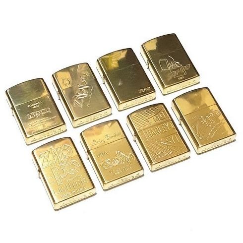 Korek Api Zippo Bunyi 2 Denting Gold free bstu zippo jps18