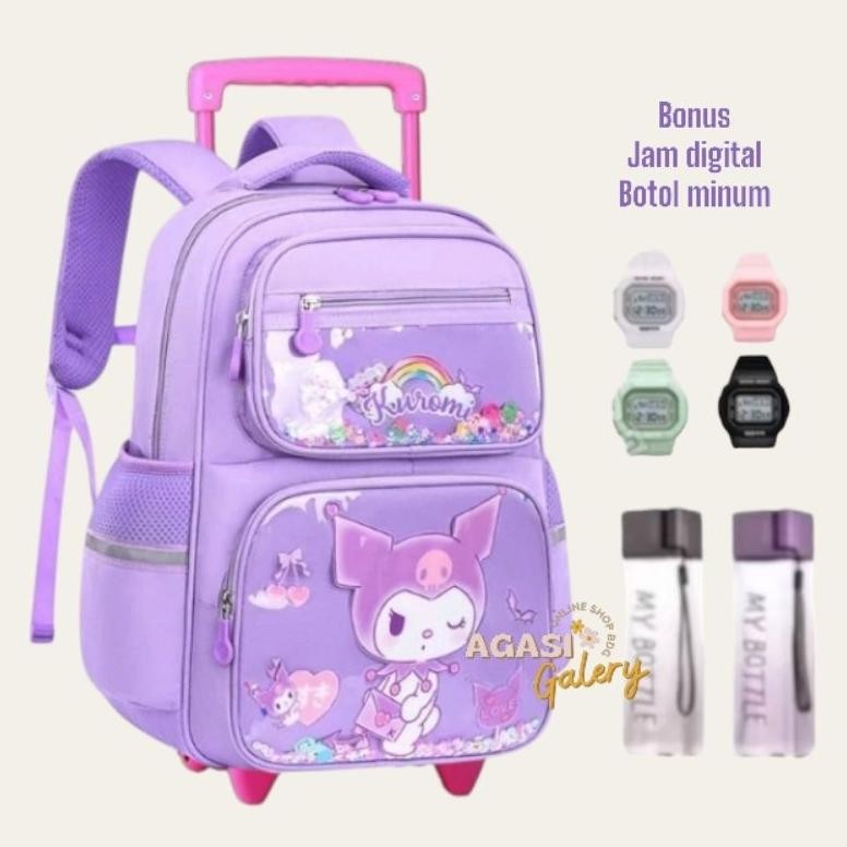 

TERMURAH Tas Ransel Mika Anak Sekolah SD Cinamorol Kuromi Melody - Tas Troli Anak Sekolah Mika 3in1 Siap kirim