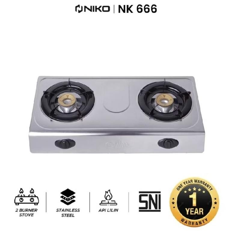 NIKO Kompor 2 tungku