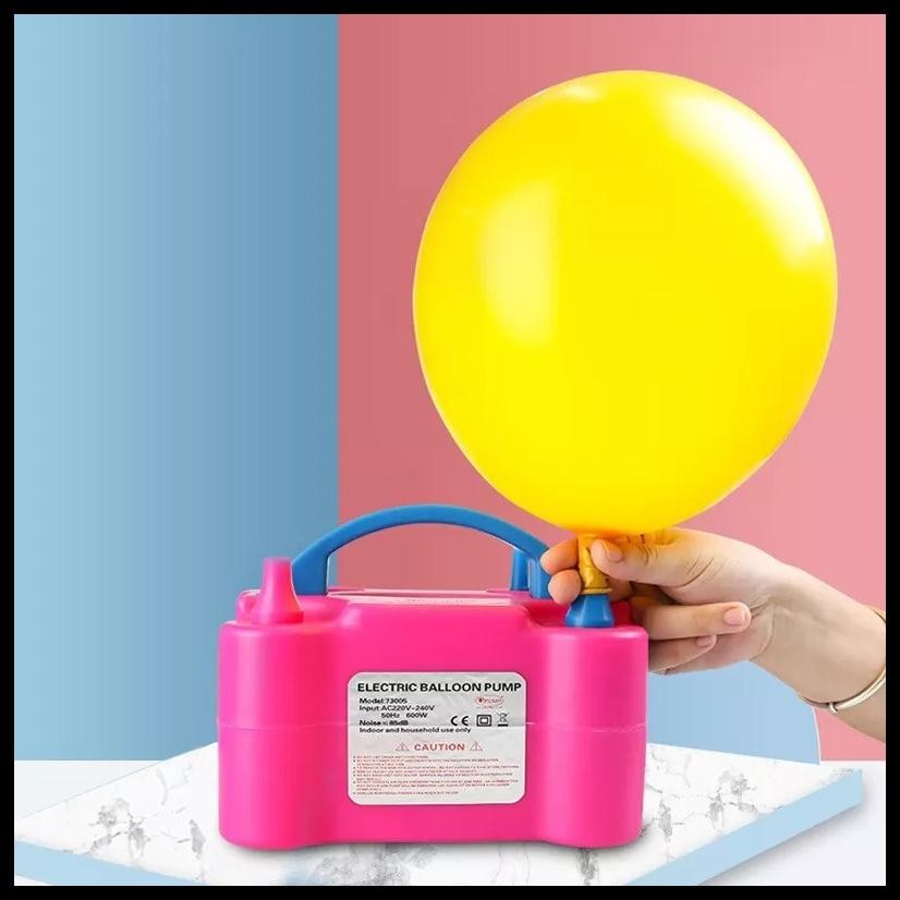 STT POMPA BALON ELEKTRIK LISTRIK 2 LUBANG ELECTRIC BALLOON PUMP POMPA ANGIN 2 IN 1 VACUM AND BLOW BA