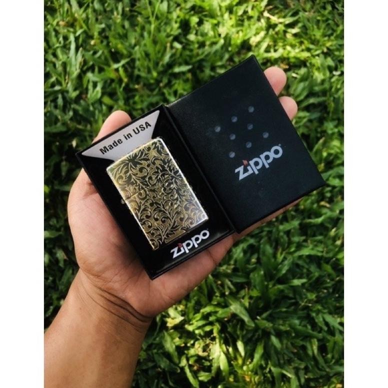 Zippo Motif Grafir 5 Slide Full Casing Zippo Motif BATIK Zippo Premium Exclusive