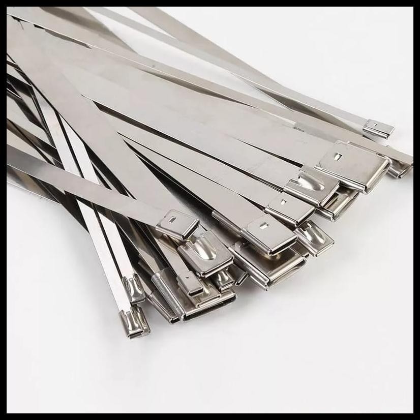 

JT88 - KABEL TIES STAINLESS ANTI KARAT 4.6MM CABLE TIES STAINLESS