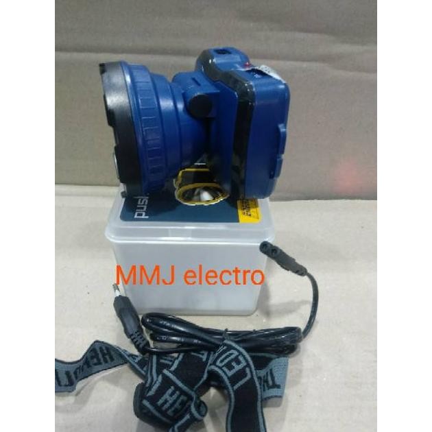 Senter Kepala Push On 8w Super Terang HL 2800 Warm & White