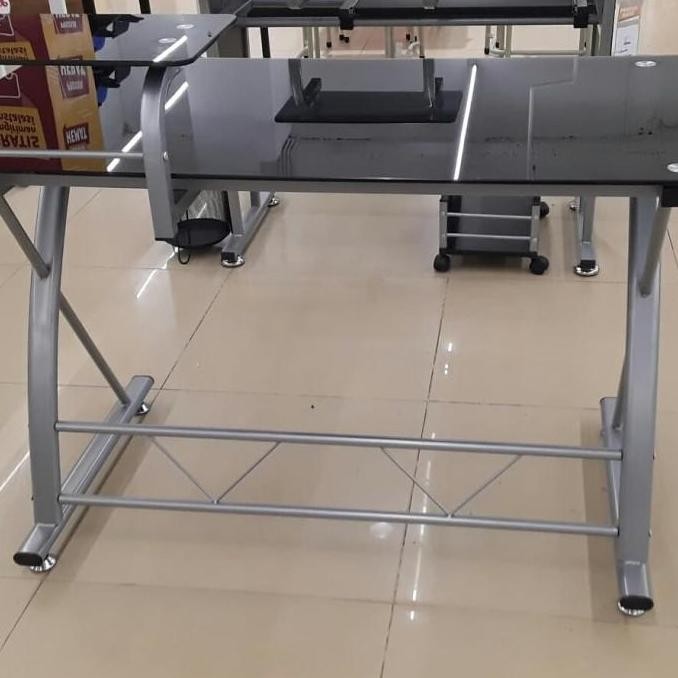 Sale Meja Komputer Hazel Informa Tempered Glass