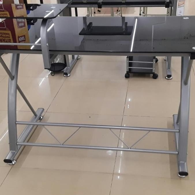 Sale Meja Komputer Hazel Informa Tempered Glass