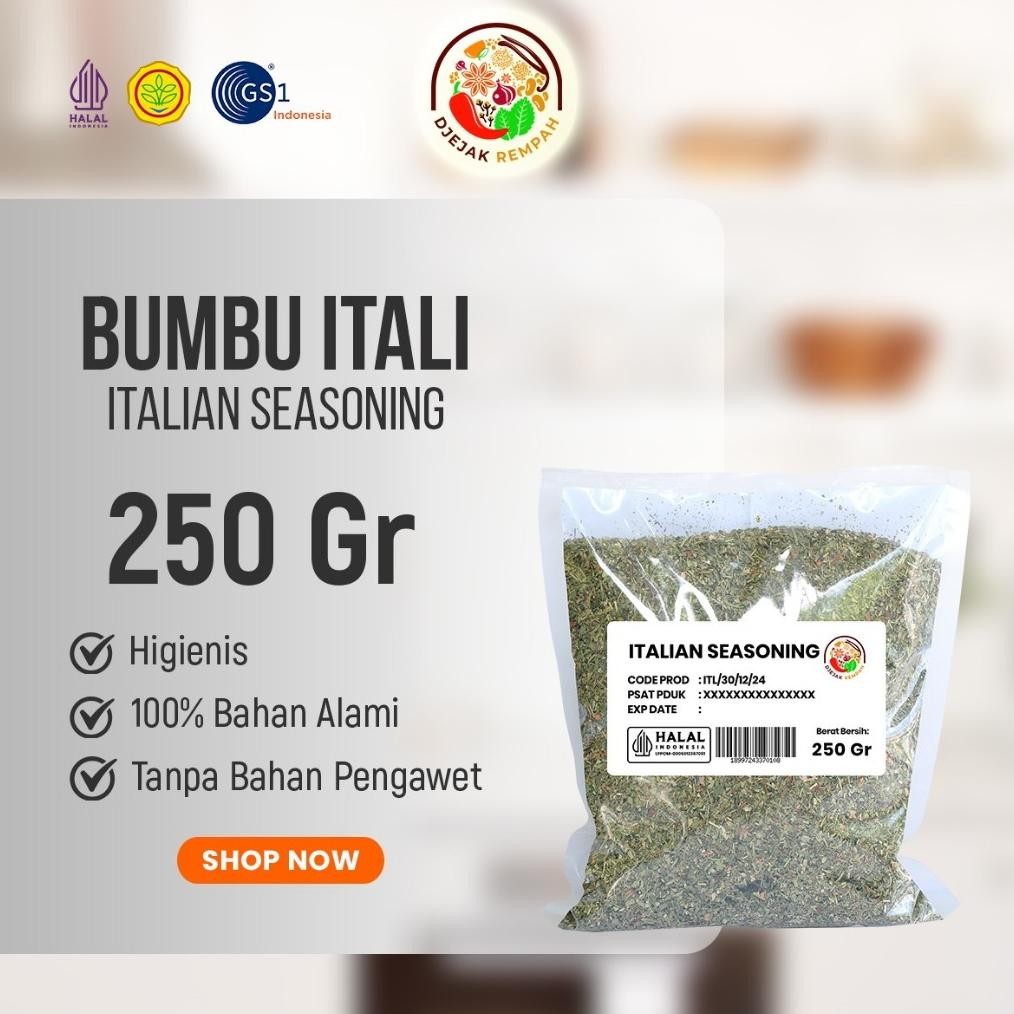 

Italian Herbs Seasoning (Kemasan 250 Gr - 500 Gr)