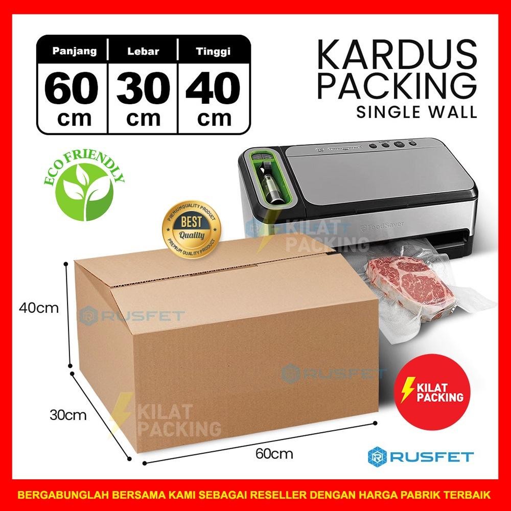 

Kardus Packing Rusfet / Dus Karton Box / Kardus Box Packing Baru Coklat Polos Satuan - Size Xtra Large