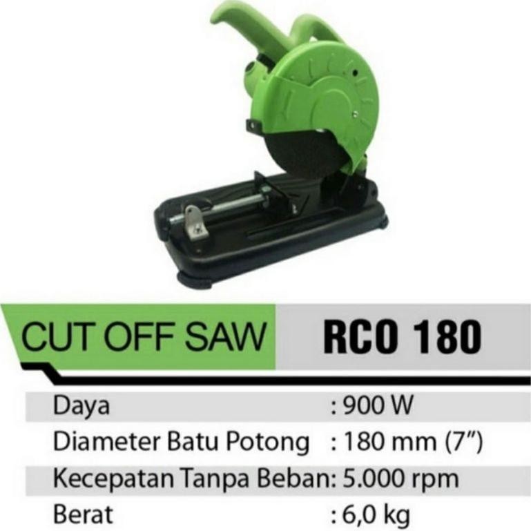 Cut Off Ryu RCO 180 Mesin Potong Besi 7 Inch
