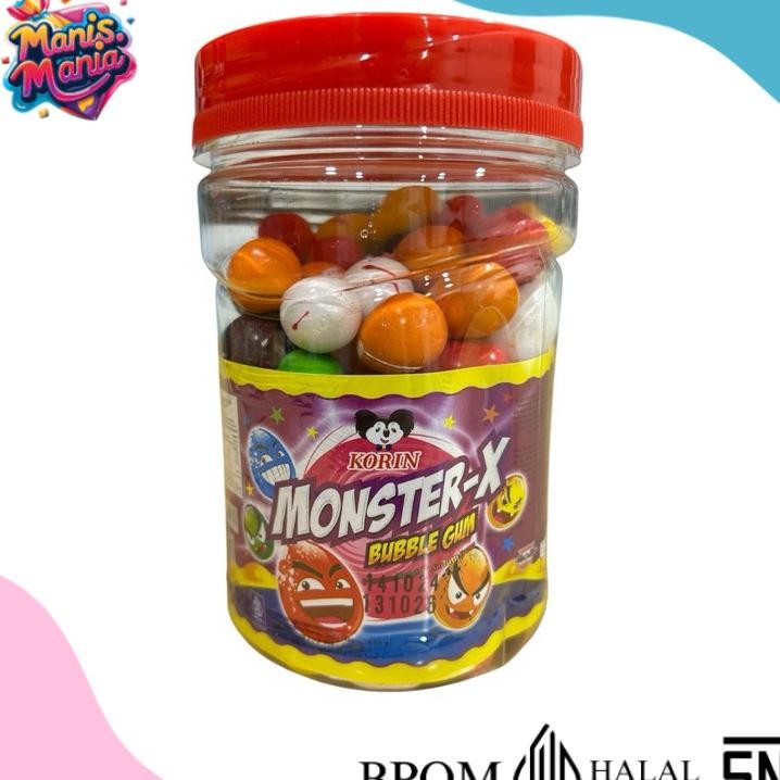 

Mani.Mania Permen Monter Permen Raa Tutti Frutti Bubble Gum Monter Tutti Frutti