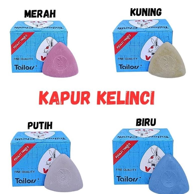 Termurah Kapur Warna Menggambar Penanda Pola Jahit Bahan Kain Tailor Chalk Segitiga Cap Ducken - Kel
