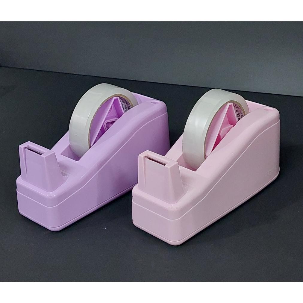

READY STOK 1 PCS TAPE DISPENSER UNGU/PURPLE/SOFT PINK KOREA, ETONA 3300 PREMIUM! Cakepppp Siap kirim