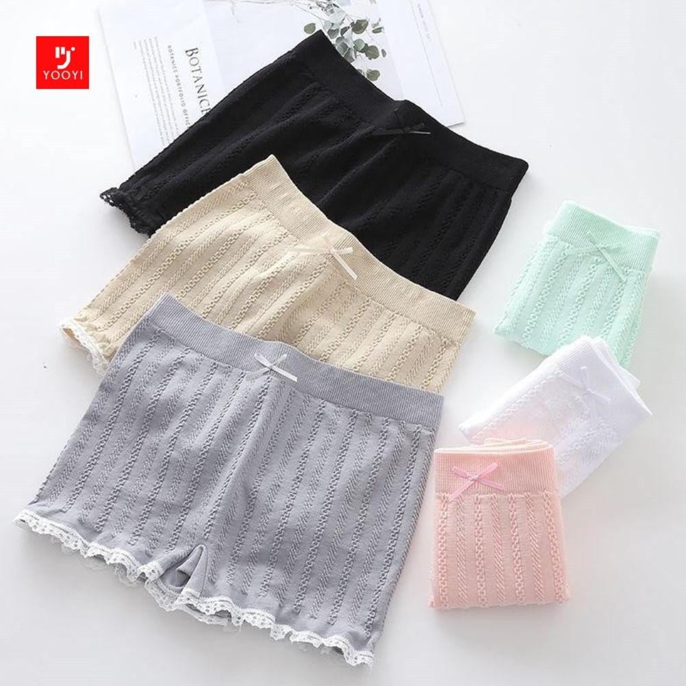 Ready Yooyi Celana Dalam Short Fashion Wanita Dewasa Pendek Boxer Murah / Underwear Seamless Perempu