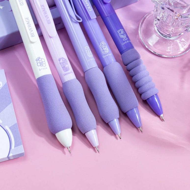 

Cocok Moka Pulpen Gel Mekanik 1 Set 5 Pcs Lucu / Pulpen Mekanik 0.5Mm Dengan Bantalan Pastel Color Edition