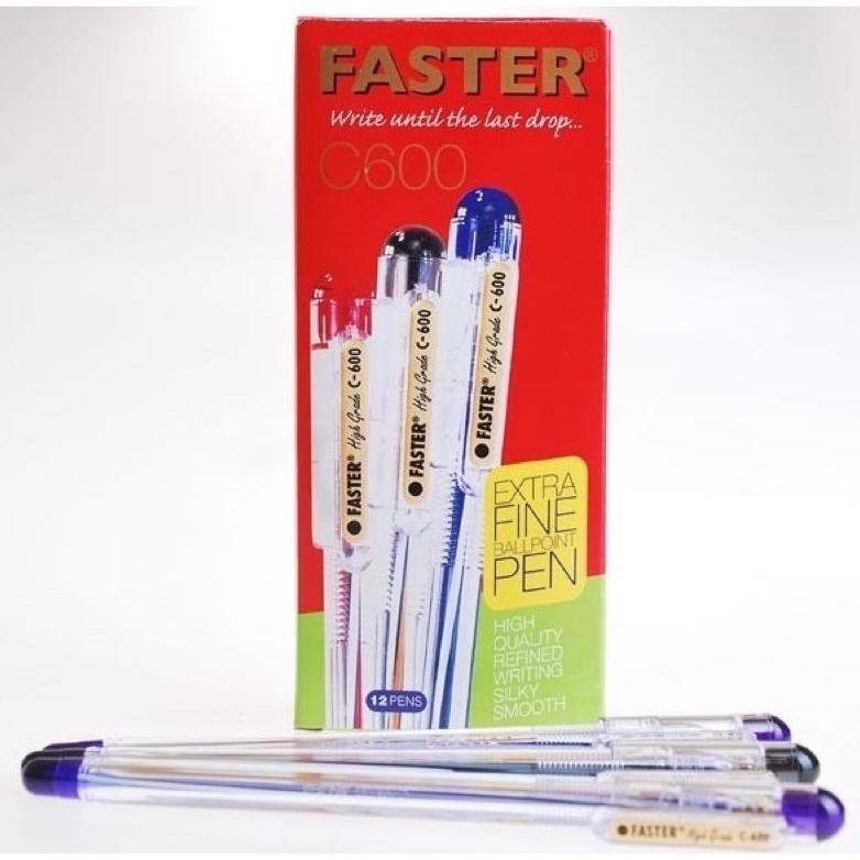 

Garansi (1Pack) Pulpen Murah Bulpen Faster C600 0.7Mm