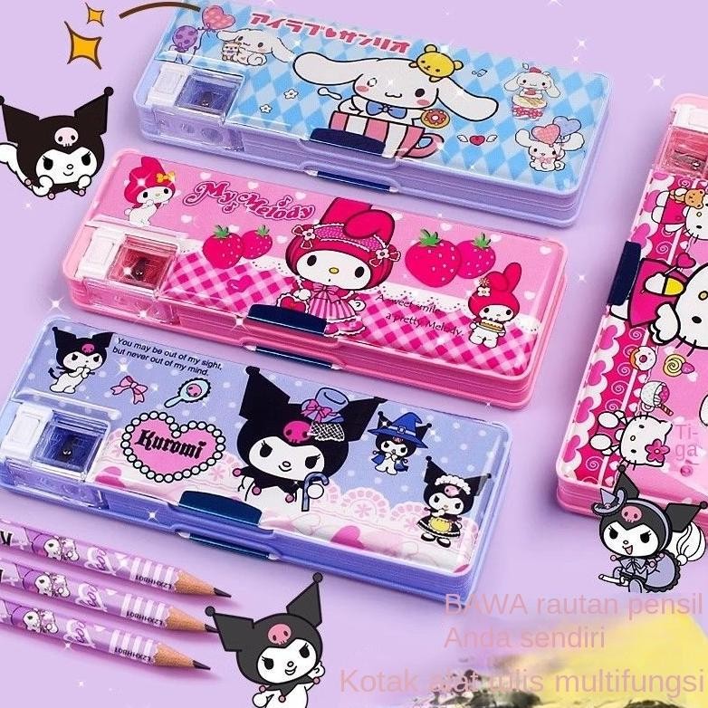 

Pilihan Tepat PuluzSanrio Kuromi Kotak Alat Tulis Multifungsi Siswa Sekolah Dasar Kotak Pena Tempat Pensil Tempat Pensil Berkapasitas Besar Anak Perempuan Anak Laki-Laki Kartun Astronot