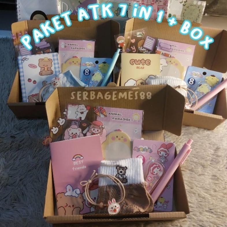 

Luar Biasa Serbagemes88 - Set Alat Tulis 7 In 1 Lengkap / Hampers Kado Gift Lebaran / Stationery Set Hadiah Lucu Wisuda / Kado Ulang Tahun Cewek / Hampers Murah / Gift Box Lucu / Stationery Set Aesthetic / Paket Alat Tulis / Peralatan Sekolah / Kado Unik