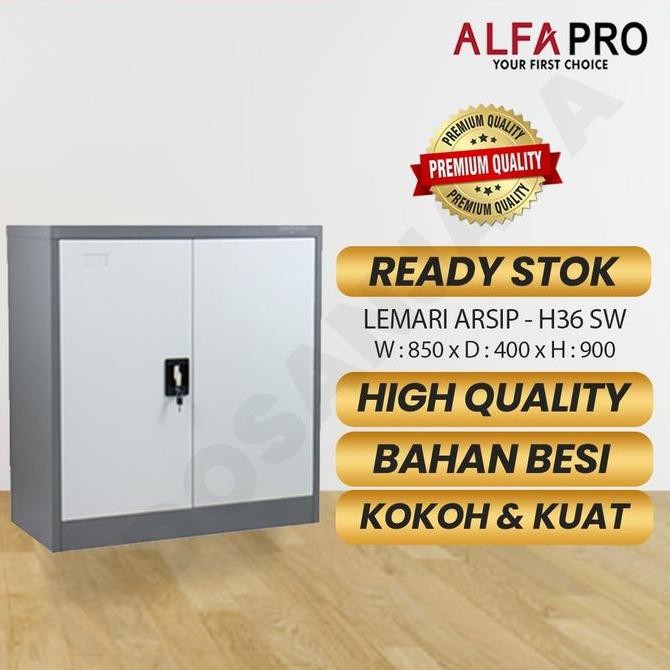 

SALE Lemari Arsip Besi Kantor Lemari Arsip Kabinet Pendek H36SW
