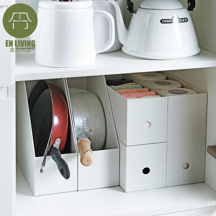 

TERMURAH EN LIVING PP Organizer Box SHALLOW / Kotak Serbaguna / File Box