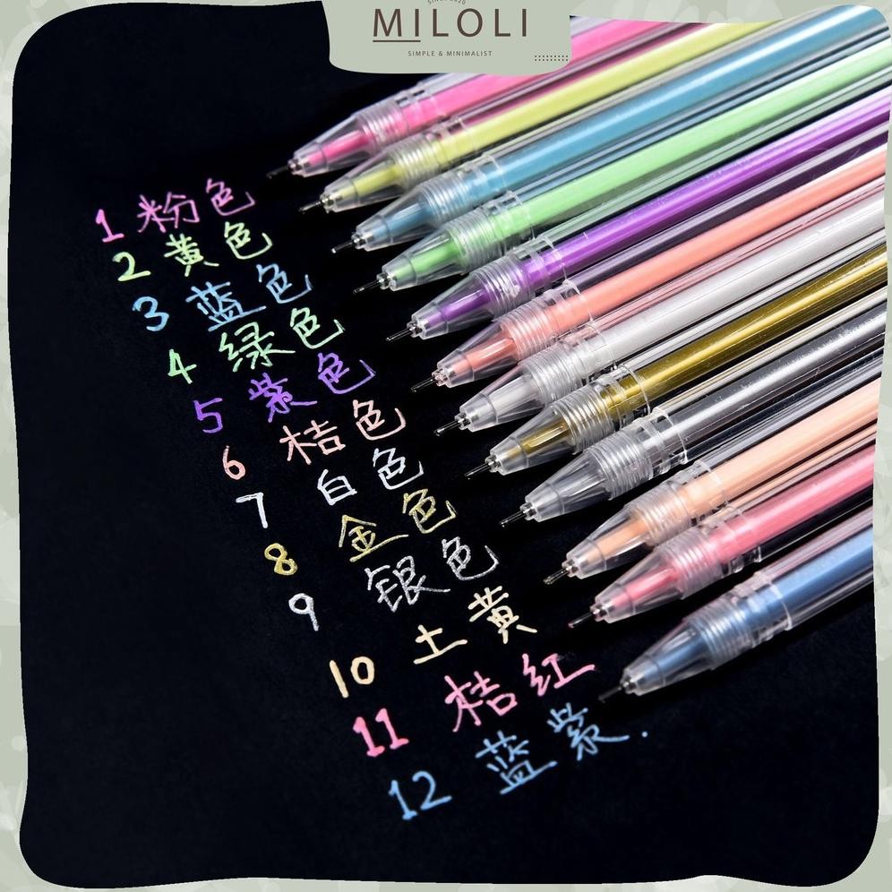 

Aman [Miloli] 12 Pcs Coloring Pen Pulpen Warna - D0007