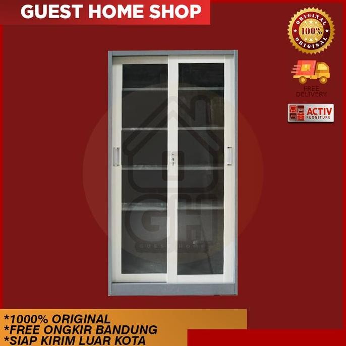 

HOT SALE Lemari Arsip Sliding Kaca AA 19 SL
