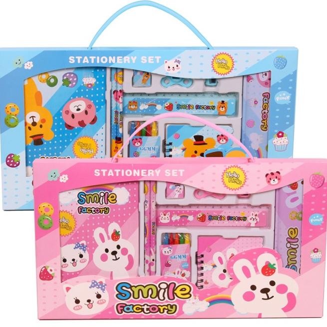 

Aman Sao - S5982 Set Alat Tulis 8 In 1 / Set Alat Tulis Anak Motif Kartun / Set Alat Tulis 8 In 1 Lucu / Stationery Set 8 In 1 Lucu