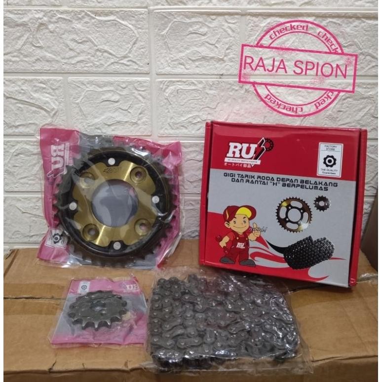 NEW gear set revo abs 428h 37t/gir set revo abs merk RUI 428h 37t