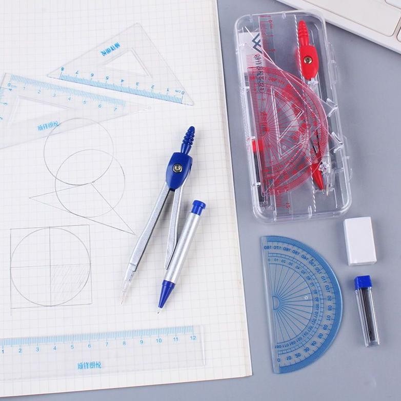 

Inovasi Set Kompas/Set Matematika/Set Penggaris/Jangka Set/Compass Set/Jangka Sekolah