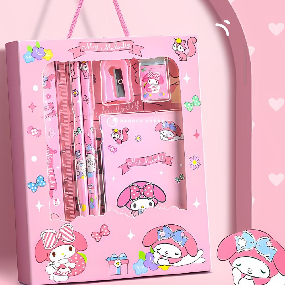 

Berkualitas Set Alat Tulis Anak Sekolah Karakter Sanrio 7 In 1 8015