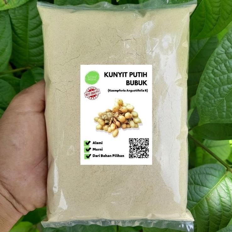 

Powder Serbuk Bubuk Kunyit Putih Isi 500 Gram Temu Gombyok Kunci Pepet Rapet