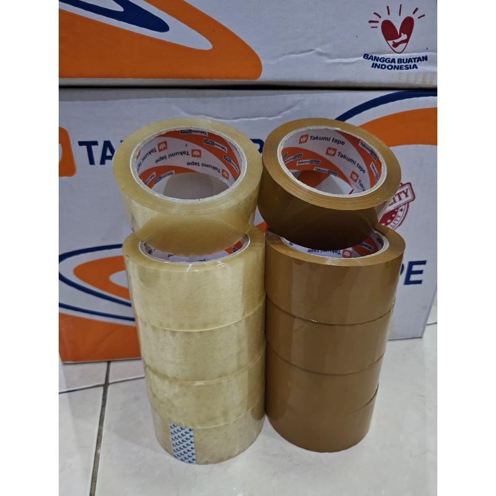 

(JRG)- LAKBAN 2 INCH x 90 YARD / LAKBAN 45mm 90YARD 2INCH / KUALITAS LAKBAN SUPER TEBAL DAN REKAT 1 SLOT 6 ROLL