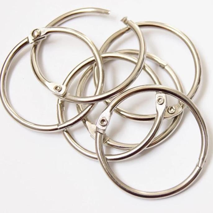 

HOT SALE Grosir Ring Buka Tutup 5cm 5 lusin Binder Ring 50mm nikel 5 cm 50 mm