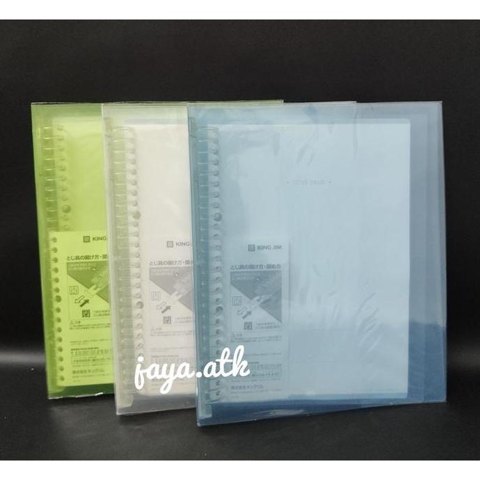 

MURAH BINDER NOTE B5 26 RING PLASTIK MAP BINDER POLOS WARNA TRANSPARANT 434