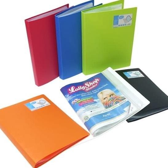 

BRG BARU Display Book Clear Holder Bantex F4 Folio 20 Pockets 3183