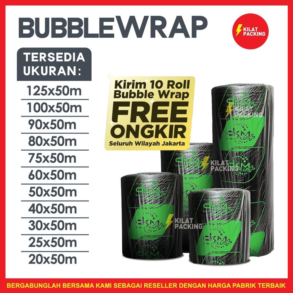 

Bubble Wrap Ekonomis Hitam 40Cm X 50M Tebal Plastik Bubblewrap Roll