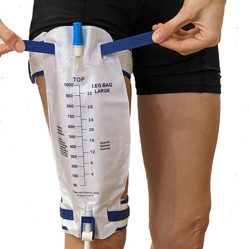 Premium 60cm Elastic Strap for Urine Bag Leg/Kantong Urine Paha Adjustable High Quality