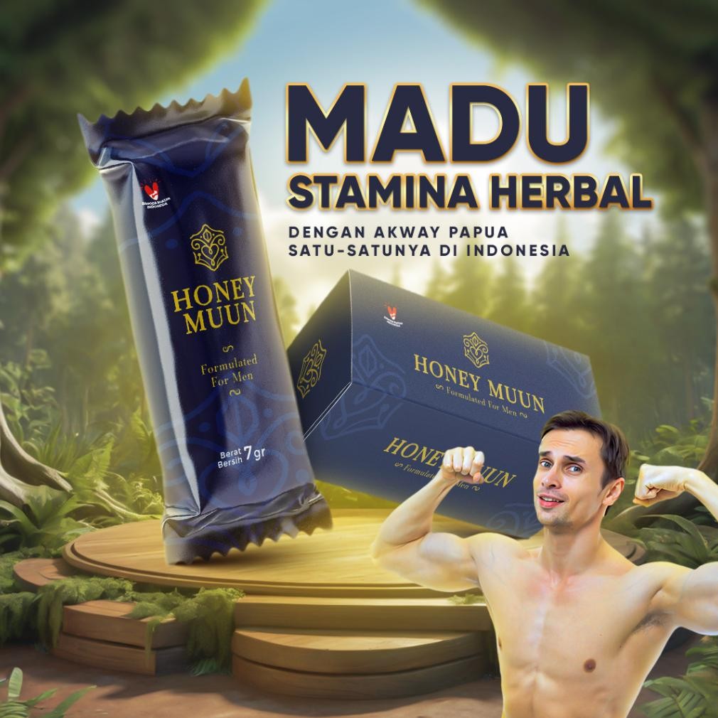 Madu Honey Muun - Madu Stamina Pria Obat Kuat Pria Herbal Tahan Lama Alami BPOM
