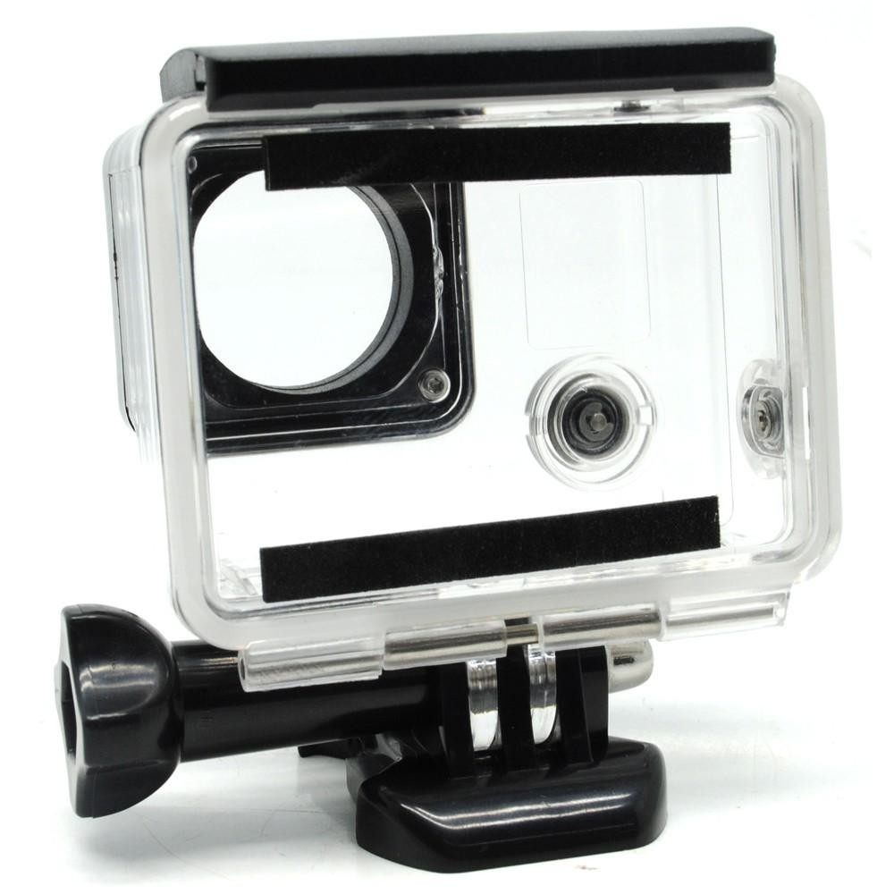 Waterproof Housing Case For Gopro Hero 4 Casing Underwater Action Camera Flat Button Anti Air