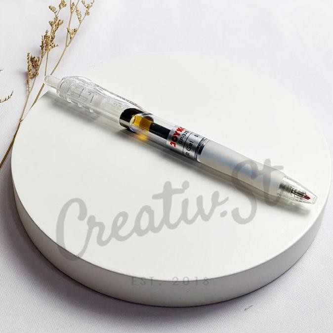 

New Collection !!! Joyko Gel Pen Retractable Bolpen Pena Tinta Gel Hitam Gp-320 R 0.5 Mm