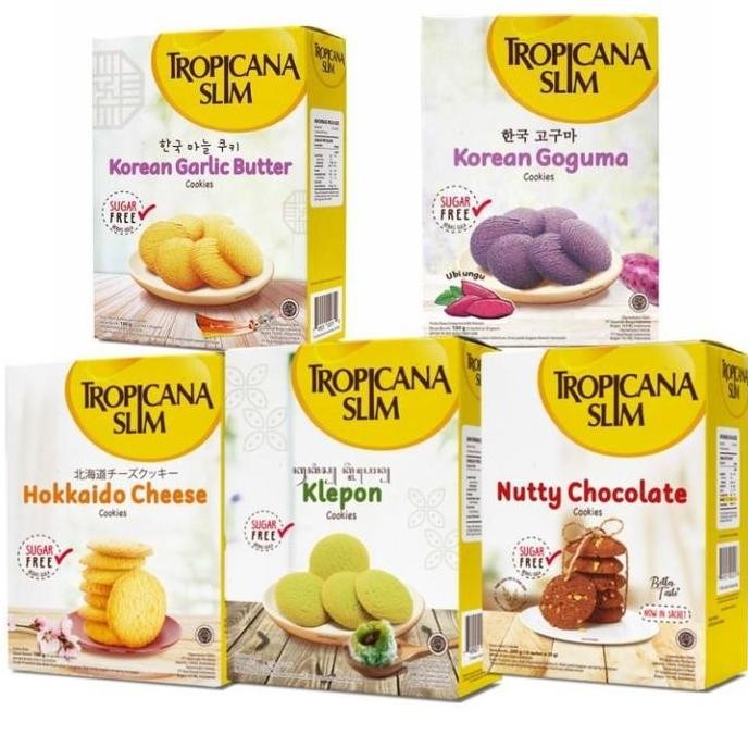 

/////] Tropicana Slim Cookies All Variant 100G BOX
