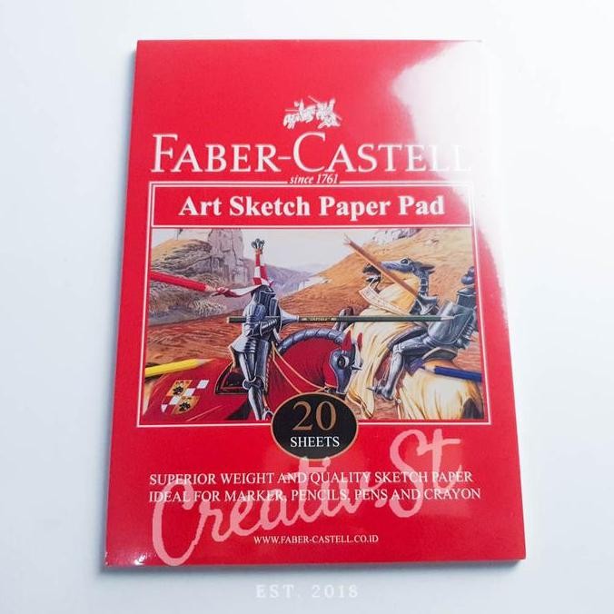 

New Collection !!! Faber Castell Faber-Castell Sketch Book Drawing Book A5 21 Cm X 15 Cm 12 Lembar