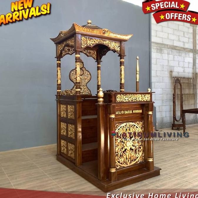 Mimbar Masjid Jati Mimbar Jati Jepara Mimbar Masjid Ukiran Jepara Co