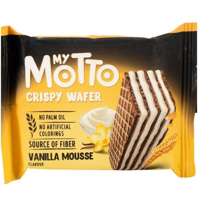 

*#*#*#] My Motto Crispy Wafer / Snack Wafer Isi Krim 30GR