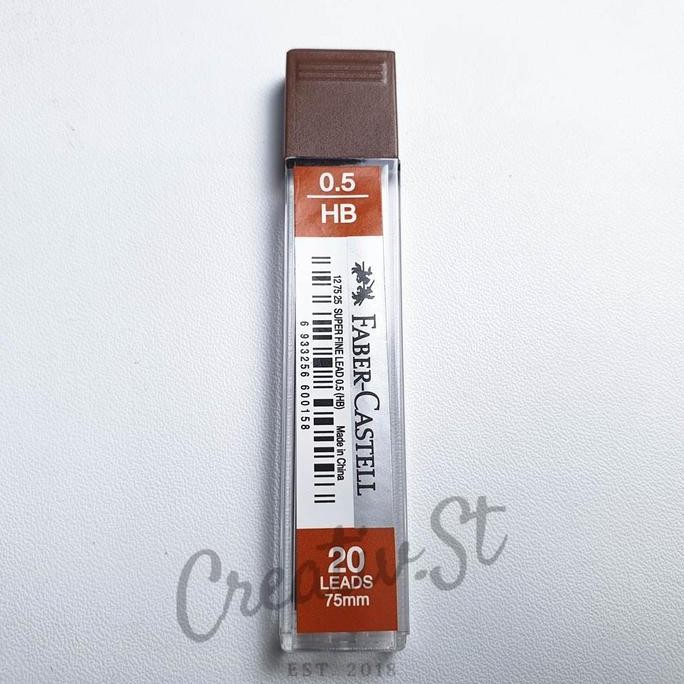 

New Collection !!! Faber Castell Faber-Castell Isi Pensil Mekanik 20 Pencil Lead Superfine Hb 0.5 Mm (1 Pcs)