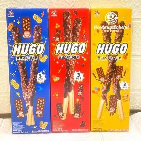 

Open DS] WonderTok Hugo Choco Stick / Biskuit Stik Salut Coklat Korea 54 Gr