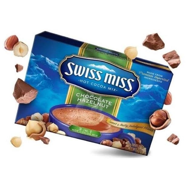 

;&;&;&;&] Swiss Miss Chocolate Hazelnut Drink 8PCS 208GR - Minuman Coklat