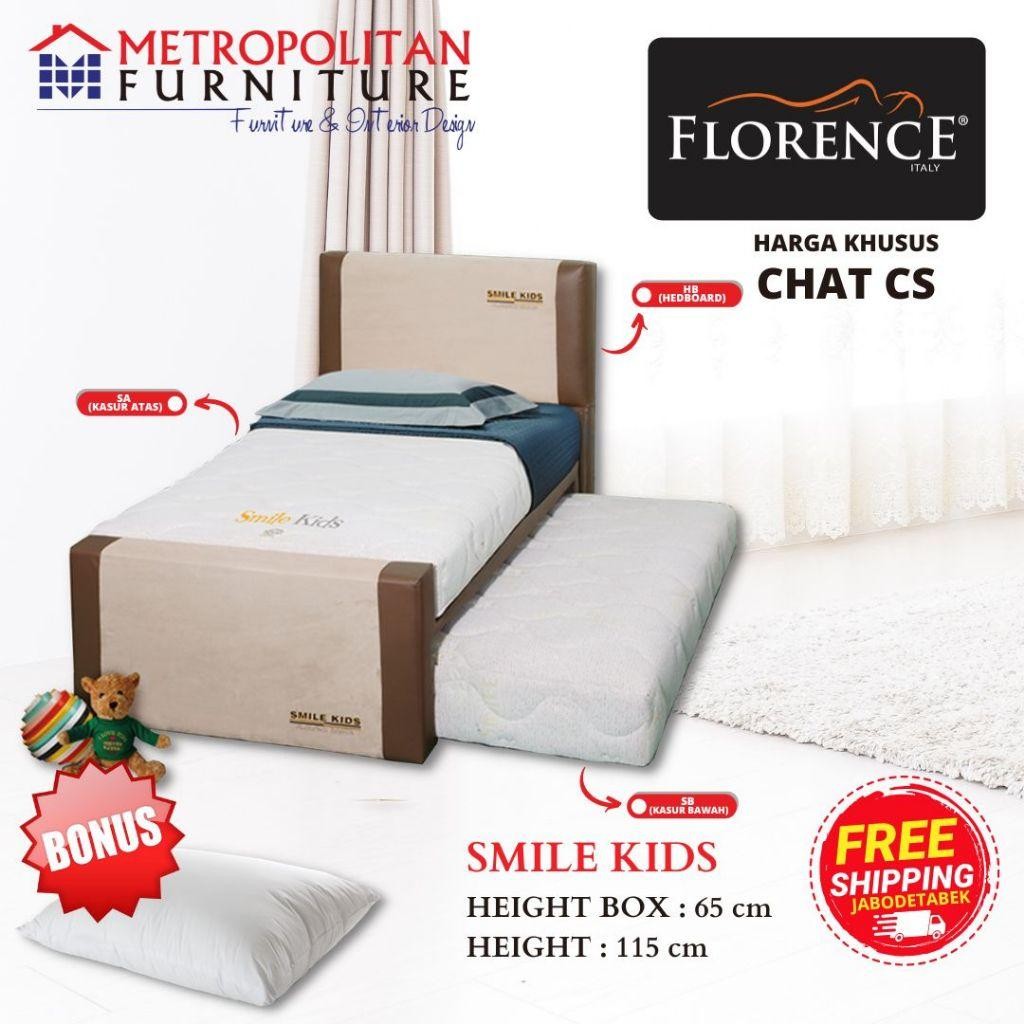 Kasur Springbed Florence Smile Kids 3In1 Spring Bed Anak Matras Sorong