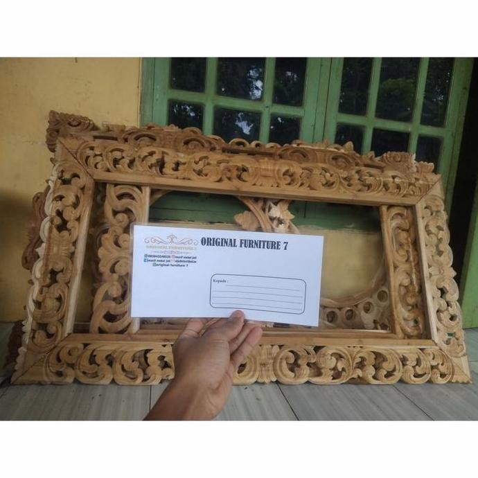 Figura Ukir Jati Mentah,Figura Ukir Jati Jepara ,Kaca Cermin Co